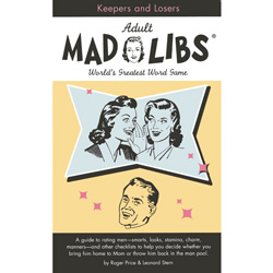 Adult Mad Libs Keepers and Losers View #1