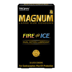 Trojan magnum fire & ice lubricated View #1