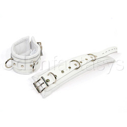 Luxe white ankle cuffs View #1