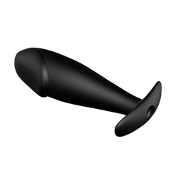 Vibrating penis shaped butt plug View #3