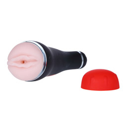 Handsfree vibrating masturbator with detachable suction cup View #2