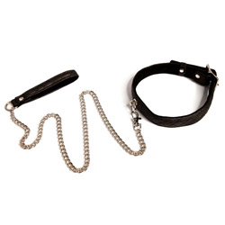 Bettie Page bondage collar and lead set View #1