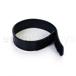 Sewn leather cockring with velcro View #1