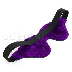 Purple fur blindfold View #3