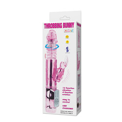 Rechargeable throbbing petite bunny View #6