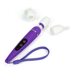 Eden rechargeable pocket wand with attachments View #5