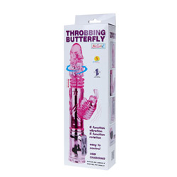 Rechargeable throbbing butterfly View #6