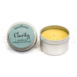 Beeswax aromatherapy candle in tin View #1
