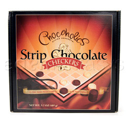 Strip chocolate checkers View #3
