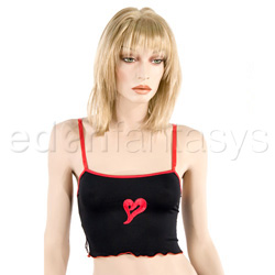 Cropped heart cami View #2