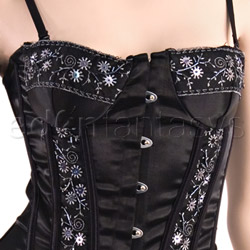 Sequin seduction corset and g-string View #4