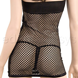 Fishnet tube dress with g-string View #5