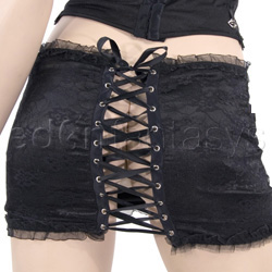 Lace up mini skirt View #4