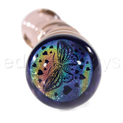 Colorful spiral G-spot wonder with dichro marble View #3