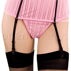 Striped pink corset View #3