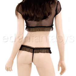 Mesh cami top with g-string View #4