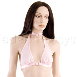 Fetish femme pink bra and skirt set View #4