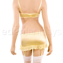 Satin bra and skirt set View #4