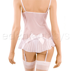 Pleated chemise and thong View #4