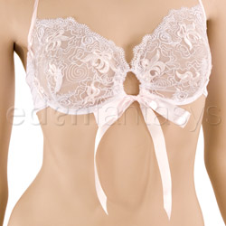 Lace halter bra with panty View #4