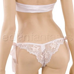Lace halter bra with panty View #6