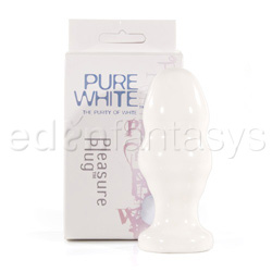 Pure white pleasure plug View #3