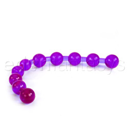 Purple anal jelly beads View #1