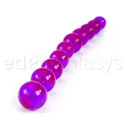 Purple anal jelly beads View #3
