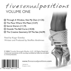 Five Sexual Positions: Volume one View #2
