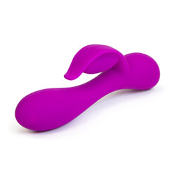 Eden flow silicone rechargeable dual vibrator View #3