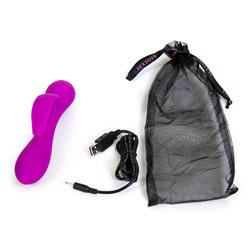 Eden flow silicone rechargeable dual vibrator View #4
