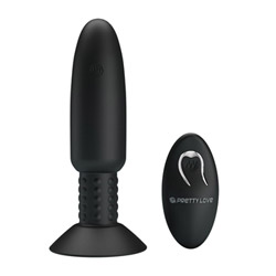 Butt plug 5'' with rotating beads View #1