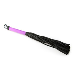 Satin and faux leather flogger View #3