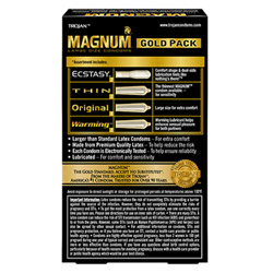 Trojan magnum gold collection lubricated View #2