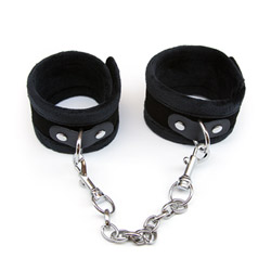 Soft touch handcuffs with chain View #1