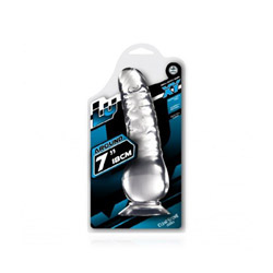 Clear stone dildo with suction cup View #2