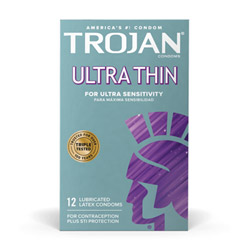 Trojan ultra thin lubricated condoms View #1