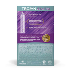 Trojan ultra thin lubricated condoms View #2