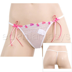 Hearts and streamers g-string View #1