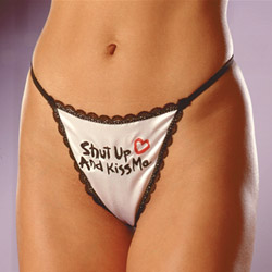 Shut up and kiss me g-string View #1