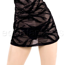 Mesh chemise set with bamboo detail View #3