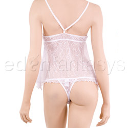 Stretchlace mesh cami set View #4