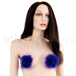 Marabou pasties with g-string View #3