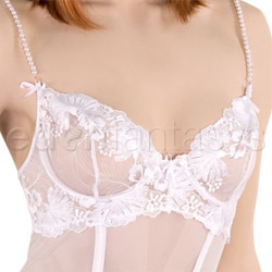 Iridescence bustier with thong View #2