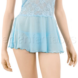 Blue mist babydoll with g-string View #3