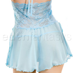 Blue mist babydoll with g-string View #6