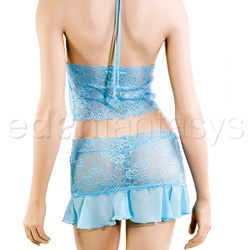Blue mist bralette with skirt and g-string View #5