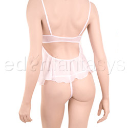 Pretty in pink camisole with thong View #4