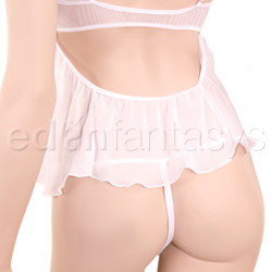 Pretty in pink camisole with thong View #5