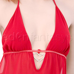 Big hearted babydoll with g-string View #3